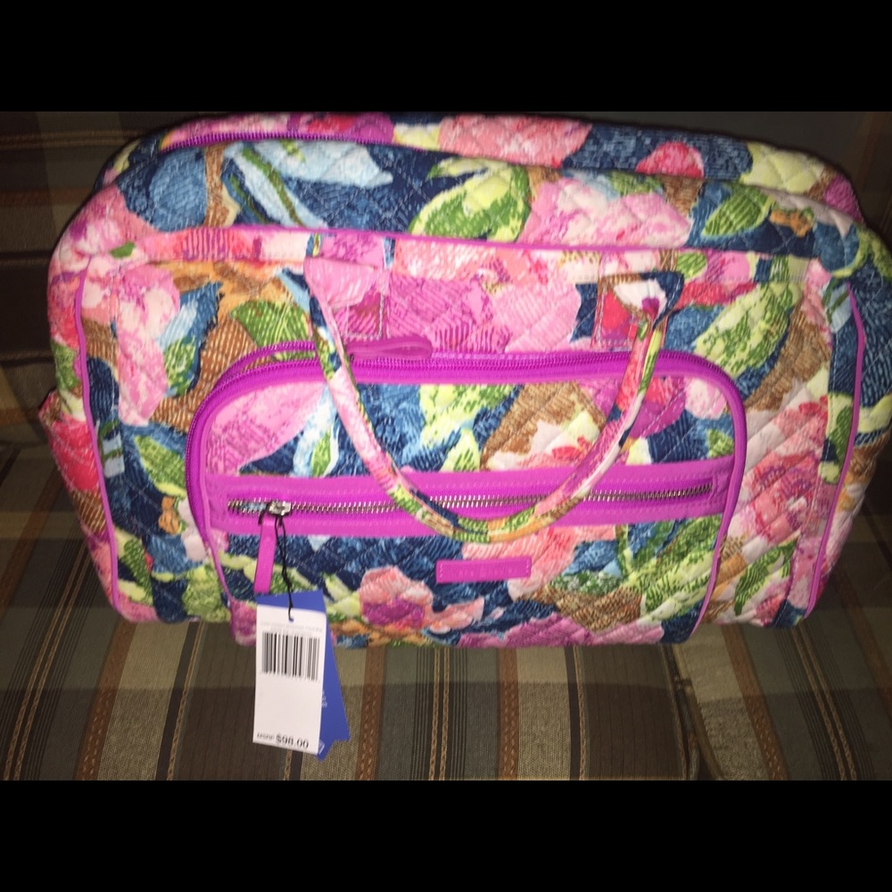 Vera Bradley compact weekender NWT superblooms